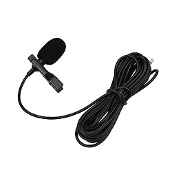 Acheter Universal Condensateur omnidirectionnel microphone à pince col avec pare-brise mousse 3,5 mm TRRS 3,5 mm adaptateur TRS 3 m câble