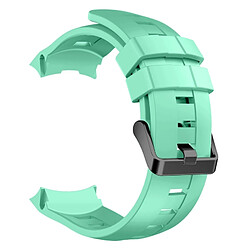 Wewoo Bracelet vert menthe pour les bracelets de montre Silicone verticaux Suunto Ambit3, largeur: 24 mm