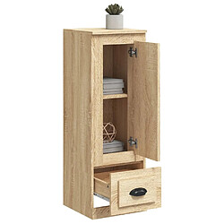 Avis vidaXL Buffet haut chêne sonoma 36x35,5x103,5 cm bois d'ingénierie