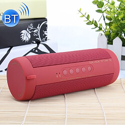 Wewoo Enceinte Bluetooth étanche Haut-parleur stéréo T2 3ATM étanche, avec micro et LED intégrés crochet suspendu, prise en charge des appels mains libres carte TF, distance Bluetooth: 10 m (rouge) 