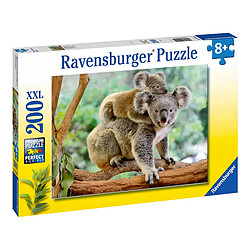 Ravensburger Puzzle Animaux 200 pièces XXL Premium La Famille Koala Multicolore 