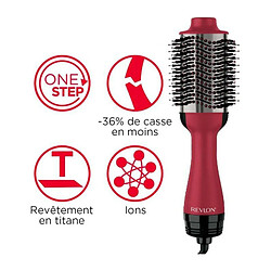 Revlon RVDR5279UKE Sèche-cheveux Titanium Volumizing Oval Brush Ionic Technology Noir