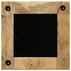 Acheter vidaXL Miroir Bois de manguier massif 50 x 50 cm