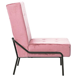 Avis Maison Chic Chaise de relaxation | Fauteuil relax 65x79x87 cm Rose Velours -GKD29758