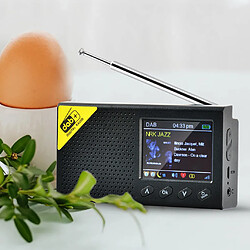 Avis 2Pcs Home DAB Radio Numérique Avec Antenne Mini Radios Batterie Rechargeable