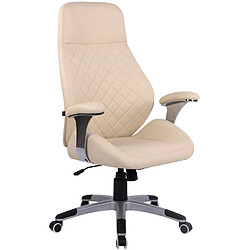 Non Chaise de bureau en simili cuir Layton