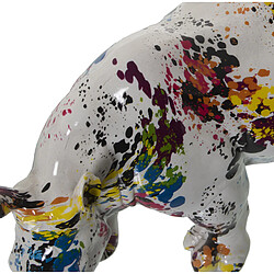 Avis Figurine Décorative Alexandra House Living Multicouleur Plastique Rhinocéros Peinture 17 x 36 x 18 cm