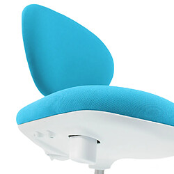 Chaise pour enfant / Chaise de bureau pour enfant KID VIVO Tissu Turquoise hjh OFFICE