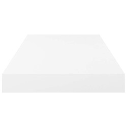 Acheter vidaXL Étagère murale flottante Blanc brillant 50x23x3,8 cm MDF