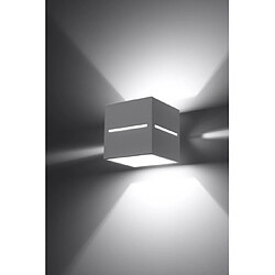 Avis Luminaire Center Applique murale LOBO aluminium blanc 1 ampoule