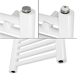 Avis LuxeBath Radiateur Sèche-Serviettes Sahara pour Salle de Bain - 400 x 1500 mm - Blanc - Droit