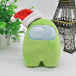 Universal Parmi nous, chapeau de Noël en peluche au jouet 10cm vert 