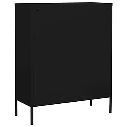 Acheter vidaXL Armoire de rangement Noir 80x35x101,5 cm Acier