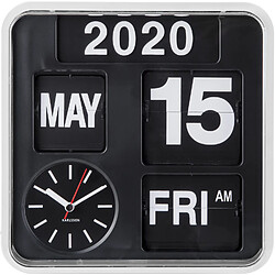 Karlsson Horloge en plastique Mini Flip 24.5 cm Blanc