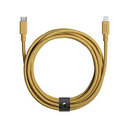 NATIVE UNION Câble Eco Belt USB-C vers USB-C - 2.4m Jaune 