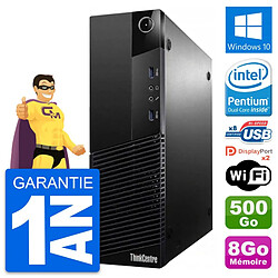 PC Lenovo ThinkCentre M83 SFF Intel G3220 RAM 8Go Disque 500Go Windows 10 Wifi - Occasion