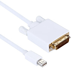 Wewoo 1,8 m Mini DisplayPort Mâle à DVI Câble Adaptateur 