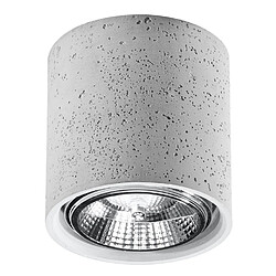 Sollux Downlights en saillie Flush Light Grey GU10 Ledkia Plafonnier Cullo Béton SOLLUX Gris