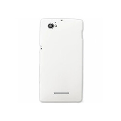 Mocca coque gel frost blanche pour Sony Xperia M