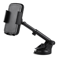 Wewoo Support de téléphone portable pour pare-brise avec voiture à ventouse noir