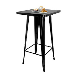 Table de bar VANTAGGIO HIGH T noir hjh OFFICE