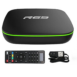 Universal R69 Smart Set Top TV Box 4K HD Quad Core 2.4G WiFi 1080P 2GB 16GB Support pour les films 3D 