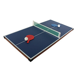 Play4Fun Plateaux Multi-jeux, 14 jeux : Ping Pong, Air Hockey, Bowling, Echec, Mikado, Back Gammon 97 x 49 x 3 cm