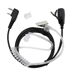 Walkie Headset avec microphone 2 Broches Ptt Walkie Casque Avec Microphone Pour Kenwood Quansheng Tyt Baofeng