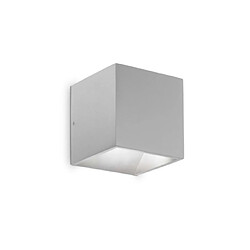 Ideal Lux Applique murale extérieur Rubik Métal,Aluminium Gris Matériau : Métal,AluminiumColoris : GrisNombre d'ampoules : 1Type d'ampoule : LED intégréPuissance max par ampoule (W) : 5.7Ampoules incluses : OuiIP : 54Hauteur en Cm : 10