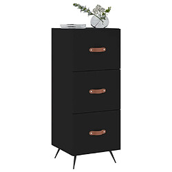 Avis Maison Chic Buffet,Meuble de Rangement,commode pour salon,Cuisine Noir 34,5x34x90 cm Bois d'ingénierie -MN66079