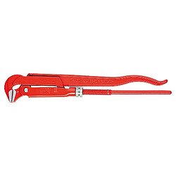 Knipex Clé serre-tubes 90° revêtement poudre, rouge 420 mm - 83 10 015