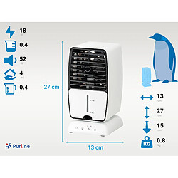 Pur Line Ventilateur brumisateur de table avec 3 vitesses