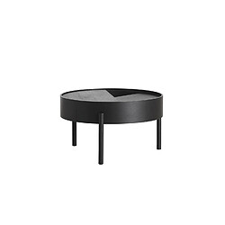 Woud Table d'appoint Arc - Ø66 cm - frêne noir