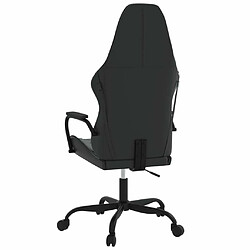 Maison Chic Chaise de jeu, Chaise gaming de massage, Fauteuil gamer d'ordinateur,Chaise de Bureau noir similicuir -GKD91675 pas cher