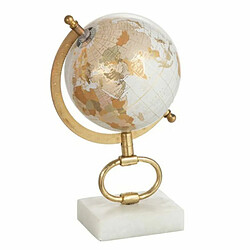 Paris Prix Globe sur Pied en Marbre Mappemonde 27cm Or 