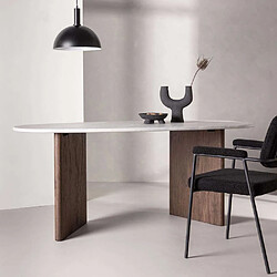 Venture Home Table de repas ovale 180 x 90 cm Grönvik.