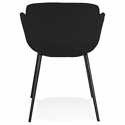 Paris Prix Fauteuil Design Sead 80cm Noir pas cher