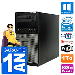 PC Tour Dell 7020 Intel Pentium G3220 RAM 8Go Disque Dur 1To Windows 10 Wifi - Occasion