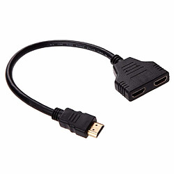 INECK® Câble adaptateur doubleur HDMI mâle vers 2 femelles