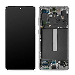 Écran LCD Vitre Tactile Châssis Samsung Galaxy S21 FE Original Samsung blanc 