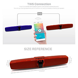 Yonis Barre De Son Bluetooth 10W TWS Avec Micro TF USB Aux pas cher