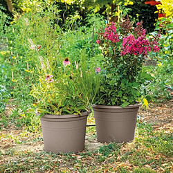 Deroma Pot de fleurs rond Day R Camel - 60 cm