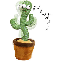 Universal Chant et dansant Cactus Toys, Cactus Peluche pour les enfants(Vert)