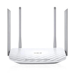 Tech Discount TD® Routeur wifi 4 ports commutatif transfert données rapide adaptation secteur double antennes LAN rapidité internet et ethernet 