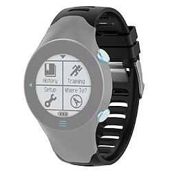 Wewoo Bracelet pour montre connectée de en silicone Smartwatch Garmin Forerunner 610 noir 