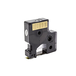 vhbw cassette à bande cartouche 9mm noir sur or pour imprimante d´étiquette Dymo LabelManager 160, 210D remplace Dymo D1, 40923. 