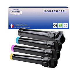 Lot de 4 Toners compatibles Xerox WorkCentre 7425FX, 7425R, 7425RBX, 7425RL, 7425RLX, 7425RX - T3AZUR 