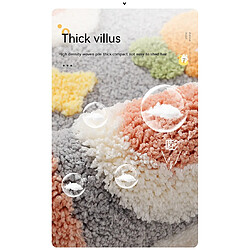 Acheter LUUCOZK Tapis de bain antidérapants absorbants à séchage rapide, décoration de salle de bain, motif 2-50x80cm