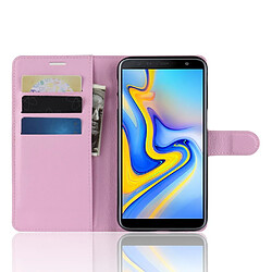 Avis Etui en PU rose pour votre Samsung Galaxy J6 Plus