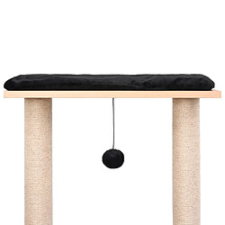 Acheter Arbre à chat,niche pour chat avec tapis à gratter en sisal 129 cm -MN32870